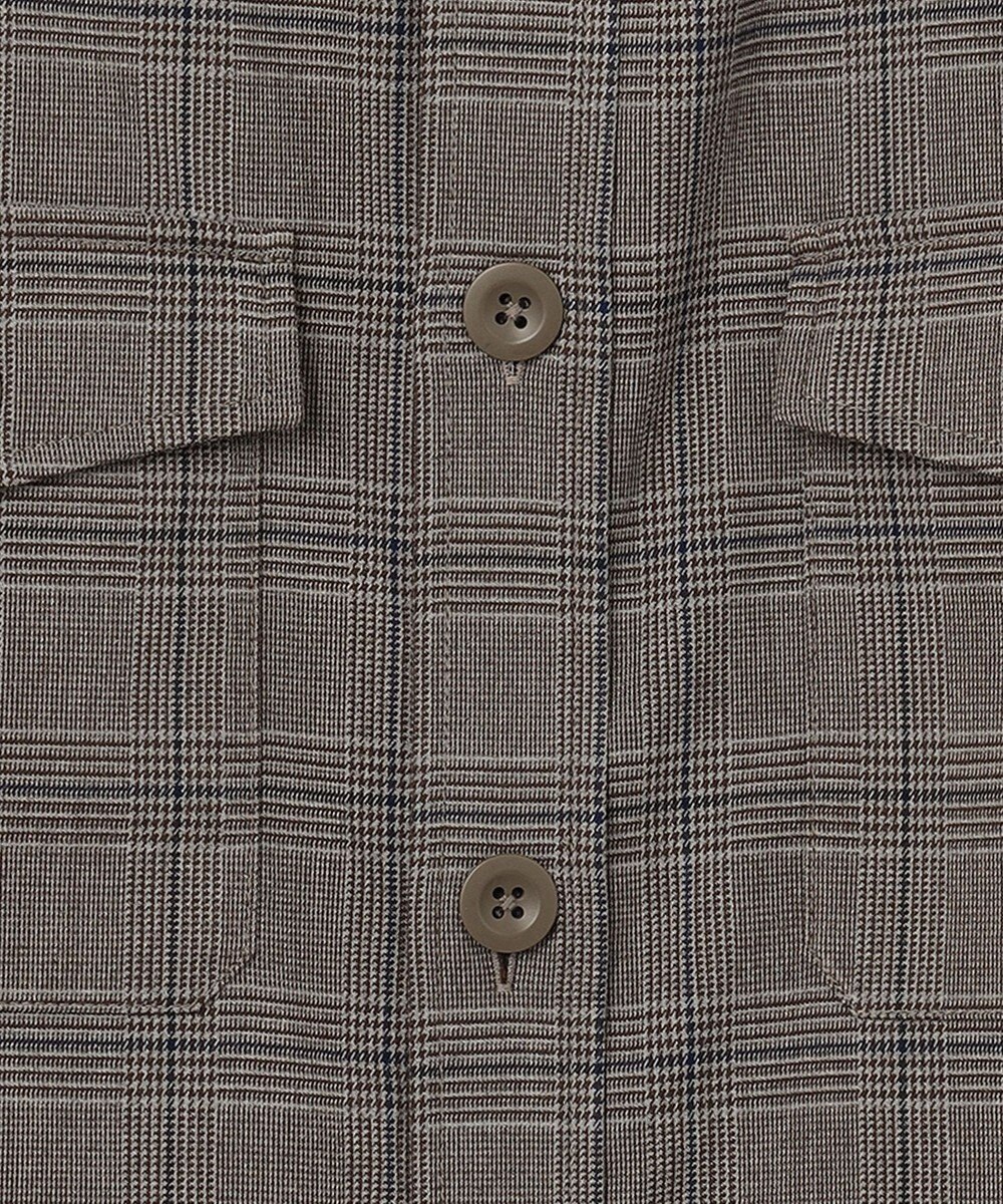 J.PRESS YORK STREET 【UNISEX】チェックストレッチCPOジャケット 