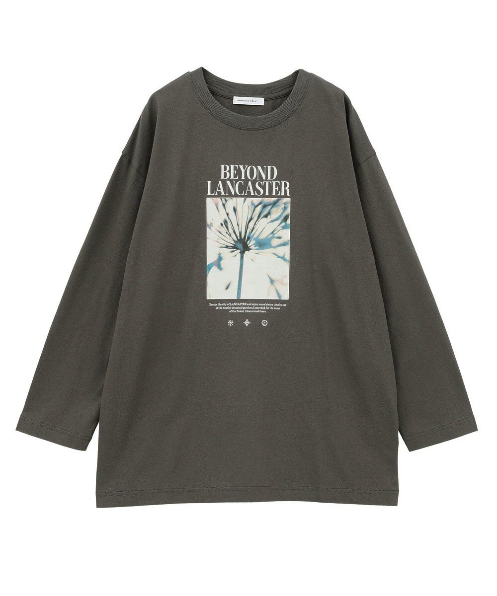 AMERICAN HOLIC BOTANICAL PHOTO ロングTシャツ/チュニック 