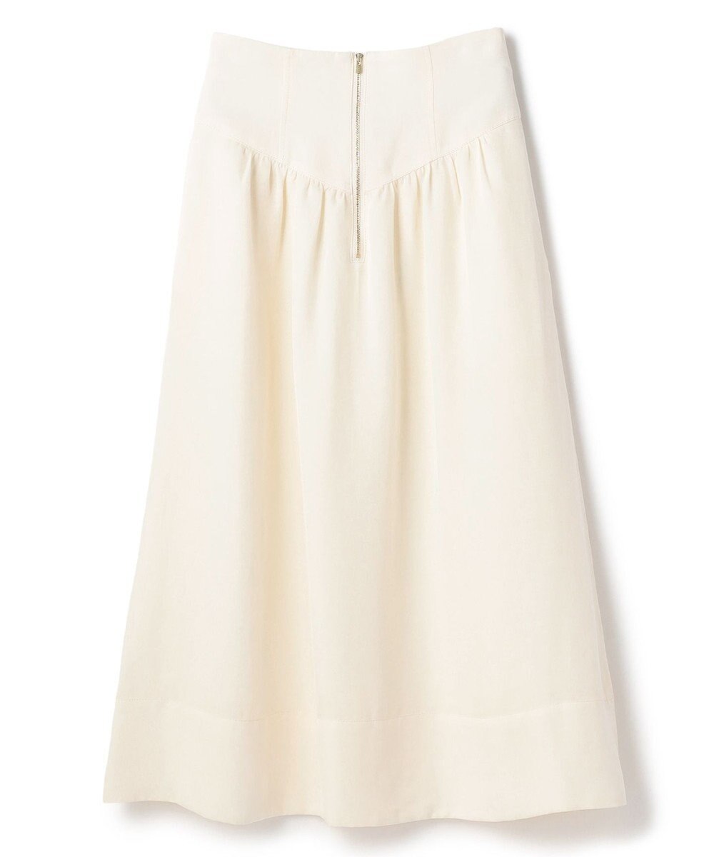 BEIGE， BERNARD / リネン混 ゴールドジップ ハイウエススカート 
