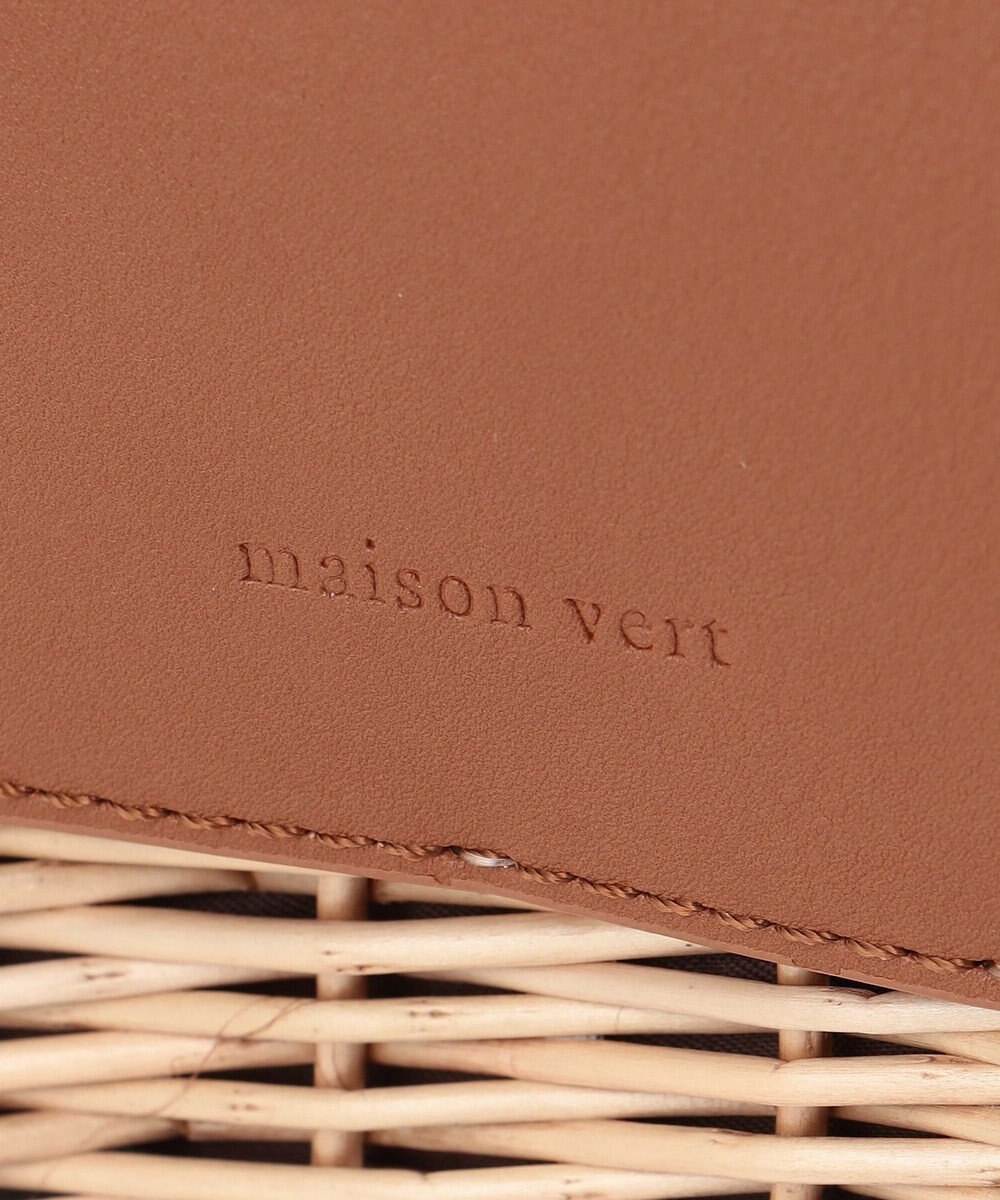 LA BAGAGERIE 【maison vert】【柳バスケット使用】コンビスクエアかごバッグ 