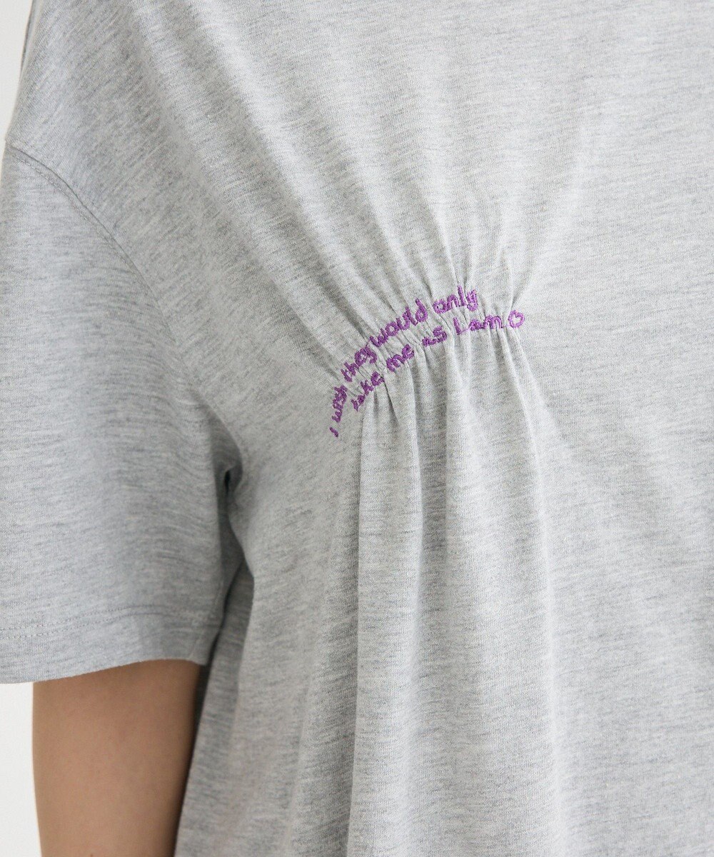 Green Parks ・ＳＵＧＡＲ　ＳＰＯＯＮ　ギャザーロゴ刺繍ＴＥＥ 