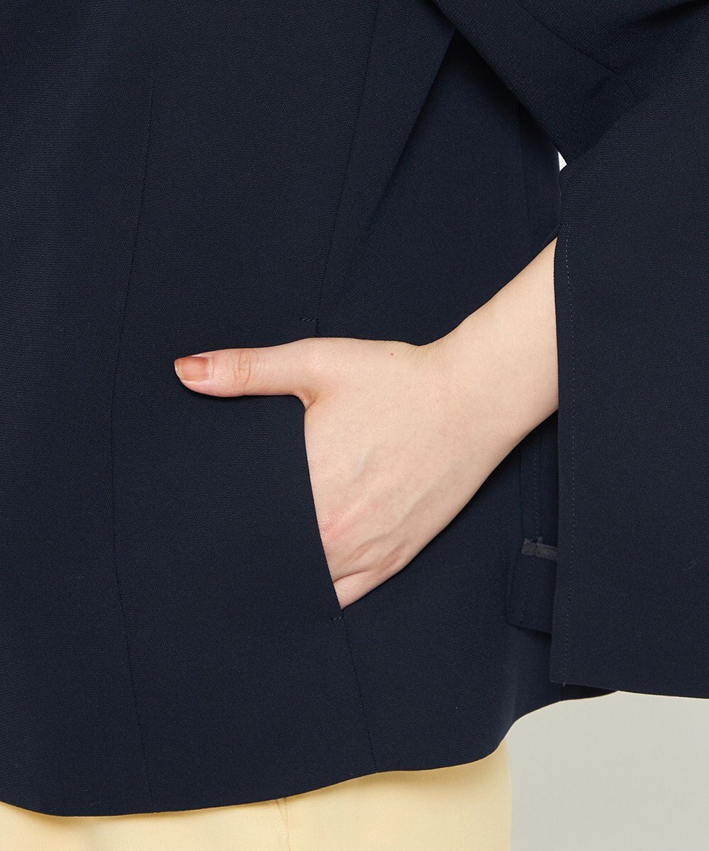 uncrave ウォッシャブル ダブルクロス スリットスリーブジャケット 