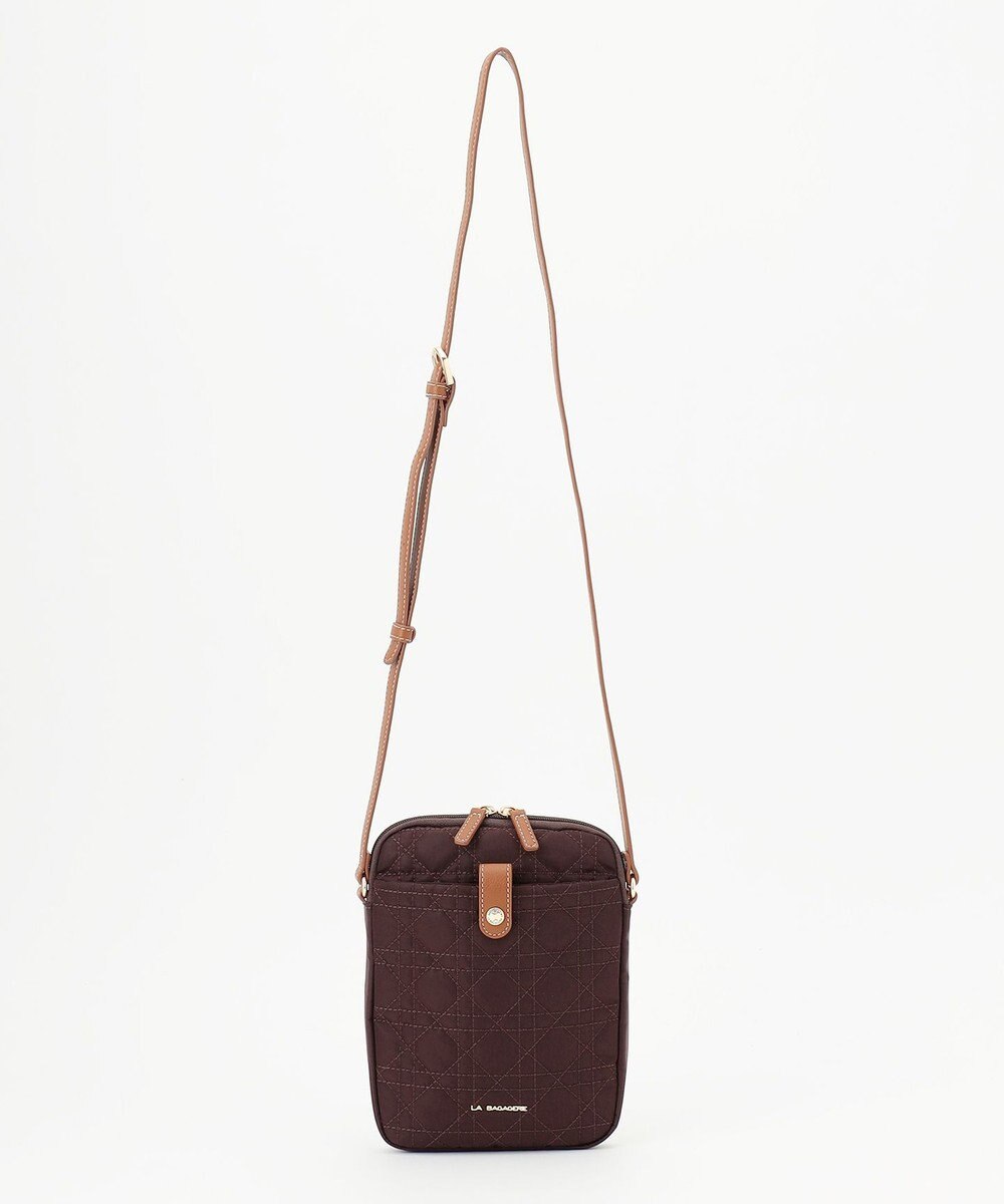 LA BAGAGERIE グリッドキルティングショルダー 