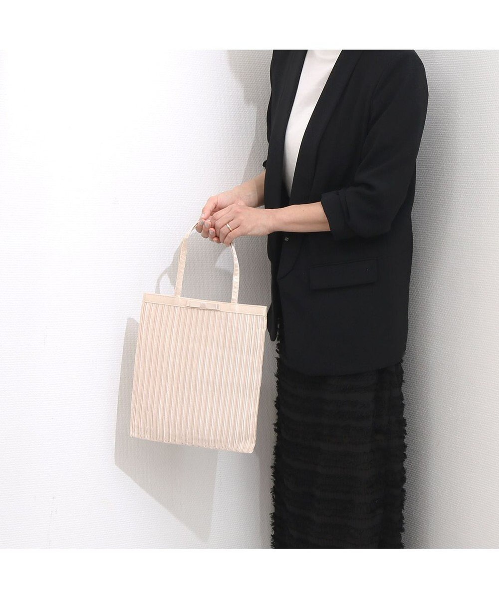 UNBILLION カシュカシュ cachecache / サテンプリーツサブバッグ 