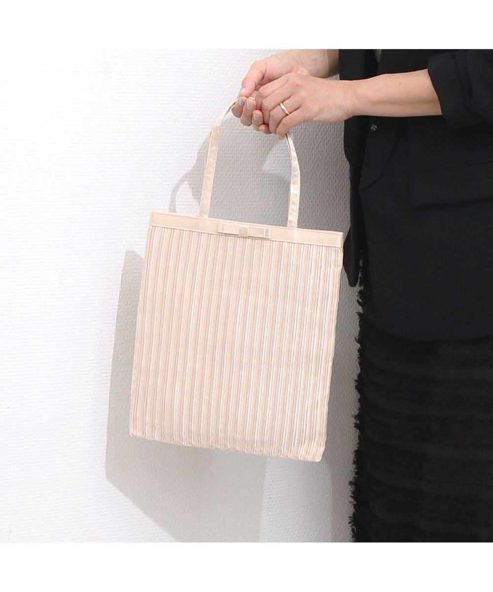 UNBILLION カシュカシュ cachecache / サテンプリーツサブバッグ 