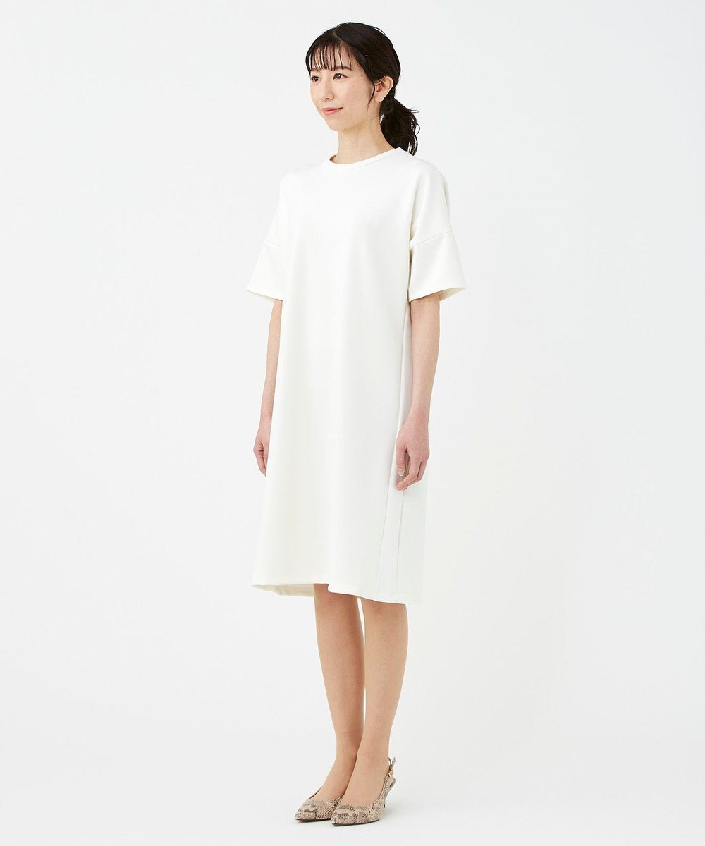 KASHIYAMA 【抗菌繊維】スタイリッシュジャージー オーバーサイズドレス 