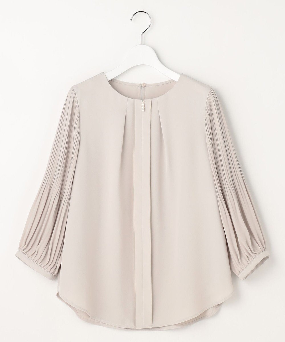 ANY SIS プリーツスリーブ ブラウス 