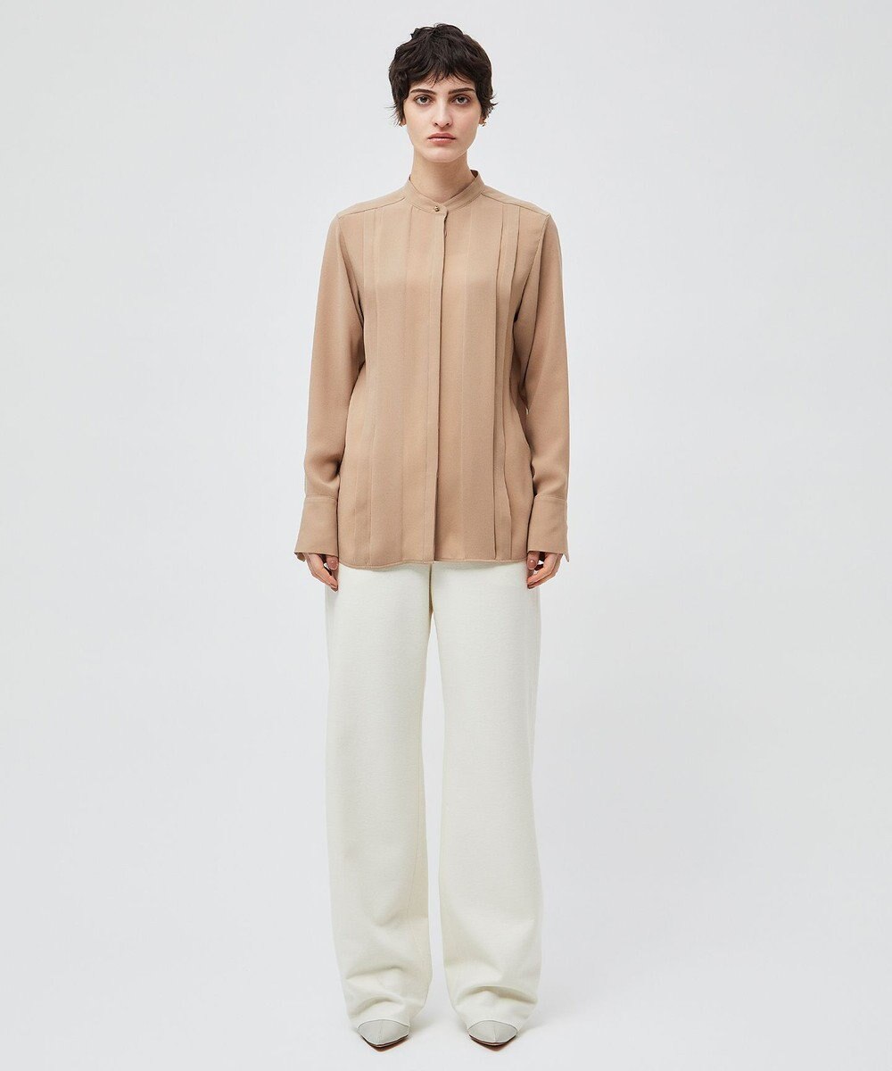 BEIGE， 【L-size】CORBY / ウエストゴムワイドパンツ 