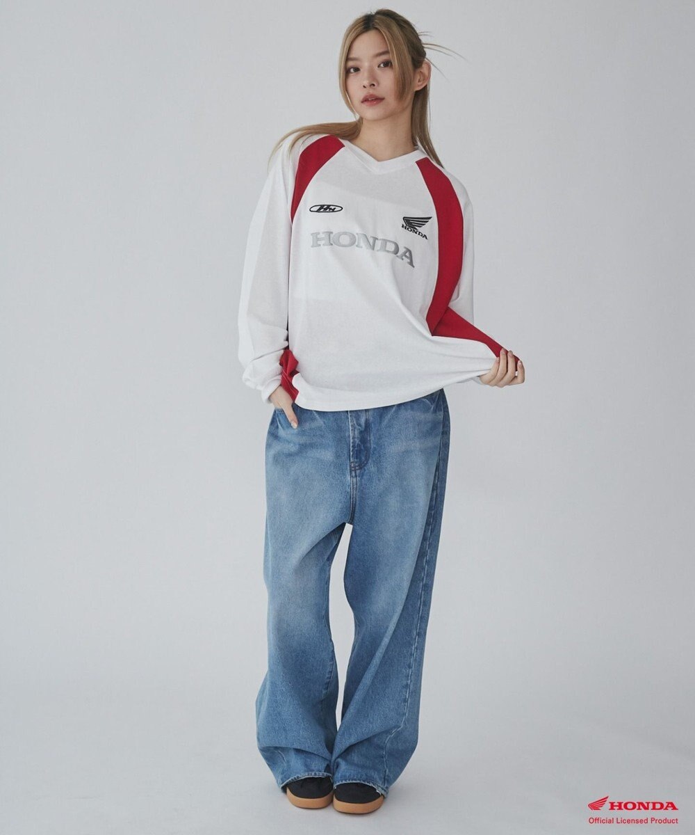 WEGO 【ユニセックス着用ITEM】別注HondaグラフィックT（LS） 