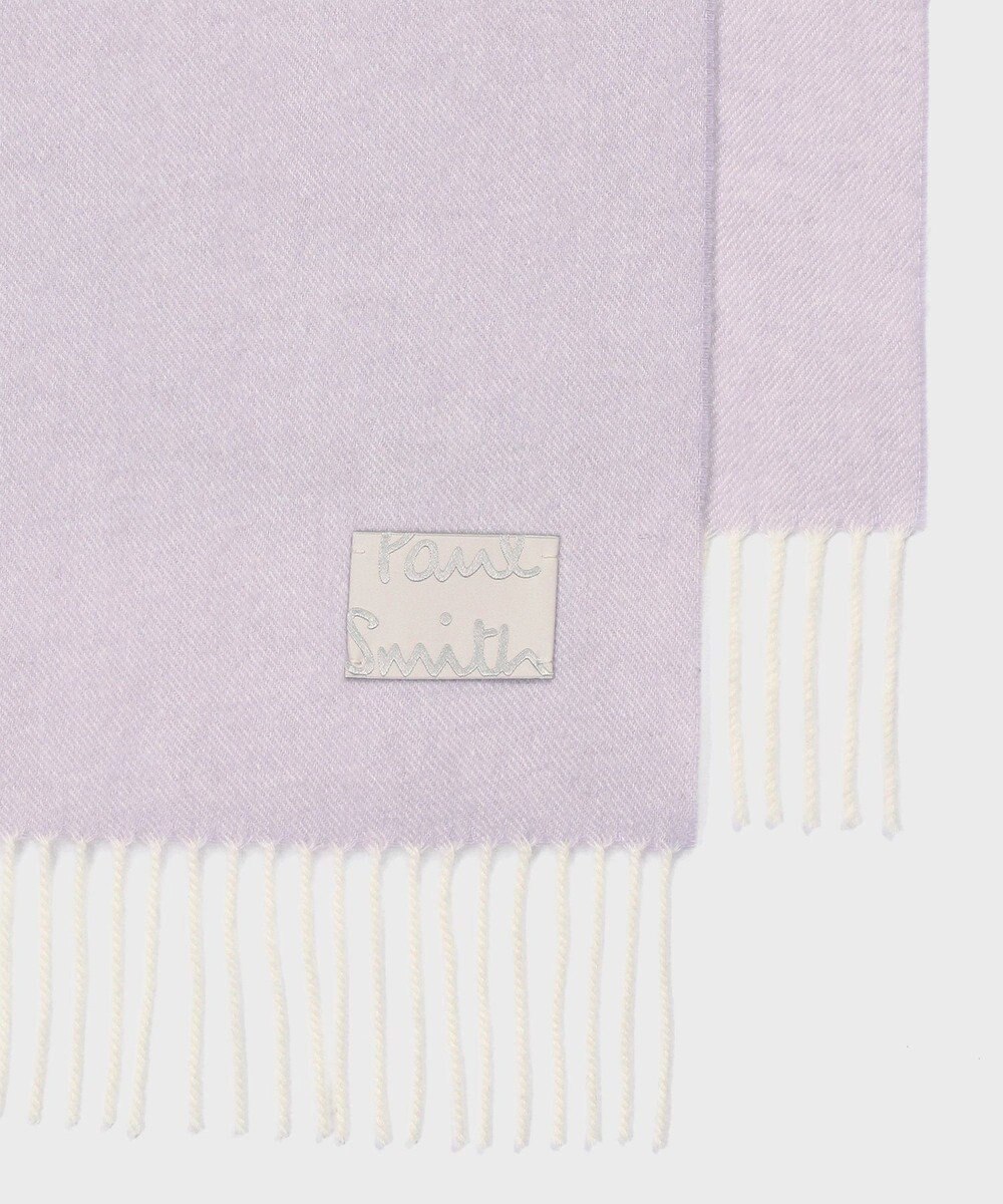 Paul Smith Cropped Logo カシミヤブレンド マフラー 