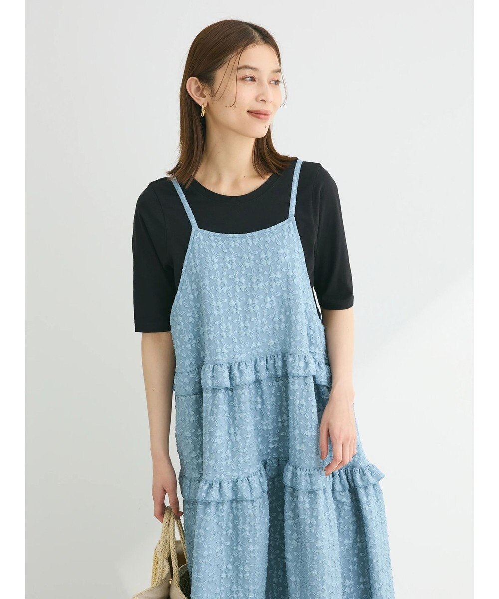 Green Parks ・Ｐｅｔｉｔ　Ｆｌｅｕｒフラワージャカードキャミワンピ 