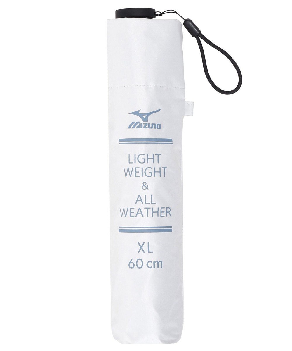 MOONBAT MIZUNO(ミズノ) ワンポイントロゴ 無地 日傘 折りたたみ傘 パラソル 晴雨兼用 軽量 遮熱効果 遮光率100% UV遮蔽100% 
