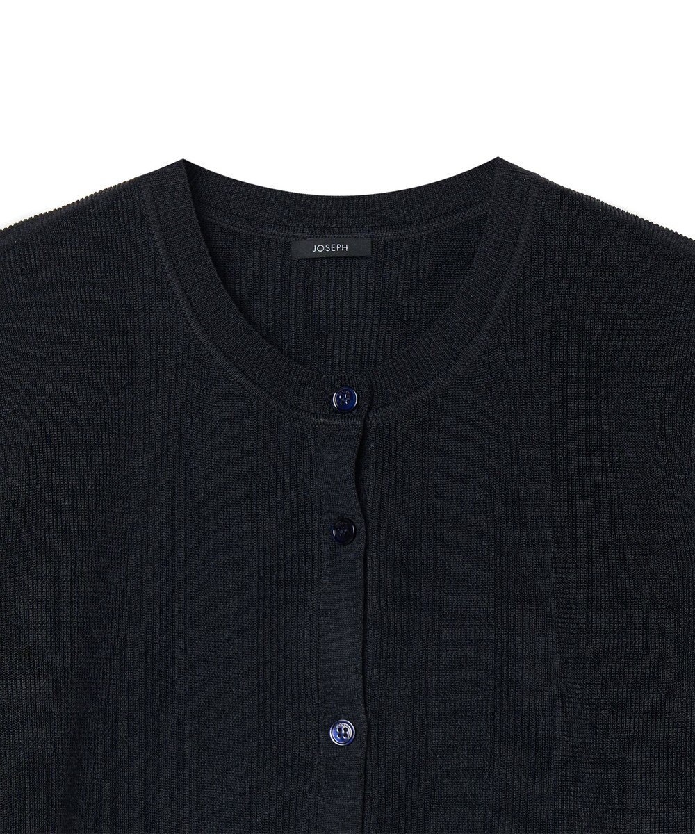 JOSEPH クリスピーレーヨン　ロングスリーブカーディガン 