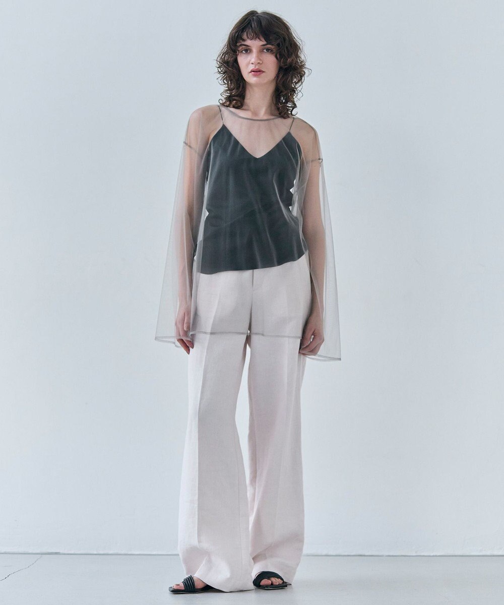 BEIGE， 【洗える・Precious 7月号掲載】ABELIA / コットンVラインカップ付きキャミソール 