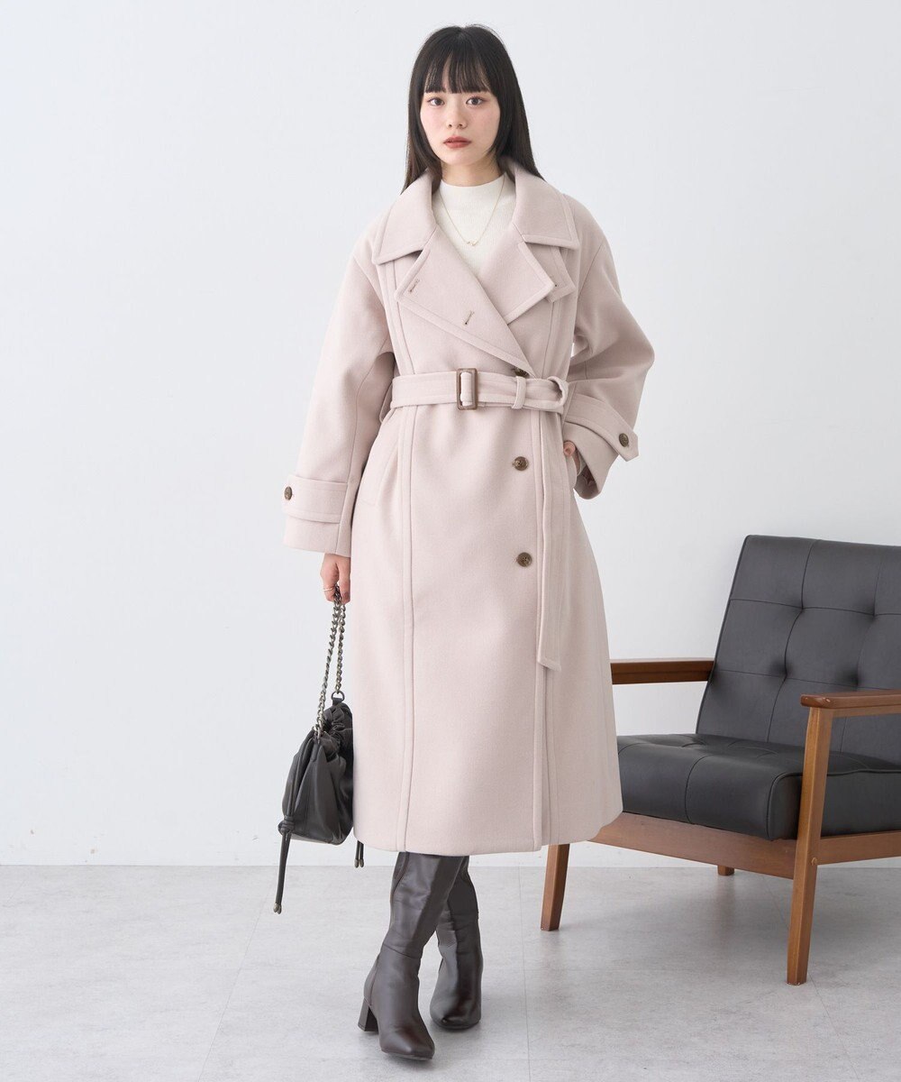 earth music&ecology 3WAYカラーロングコート 