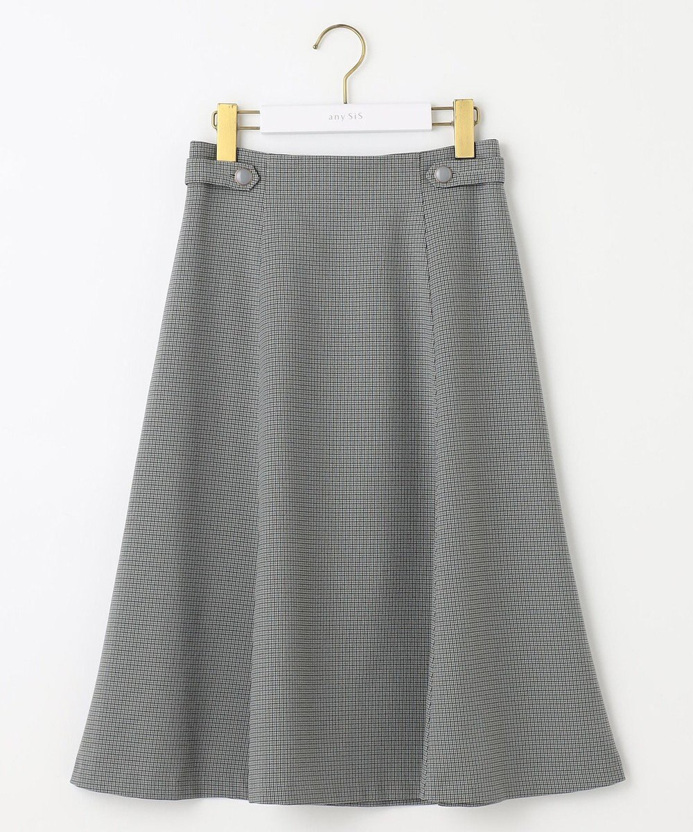 ANY SIS 【AIコラボ】サイドボタンフレア スカート 