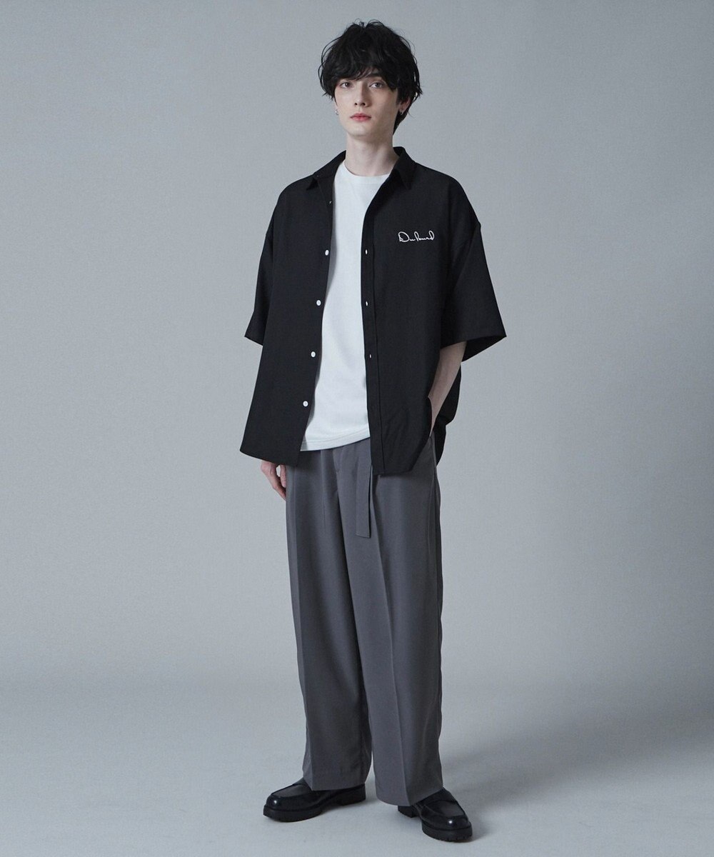 WEGO アムンゼンワンポイントBIGシャツ（S） 