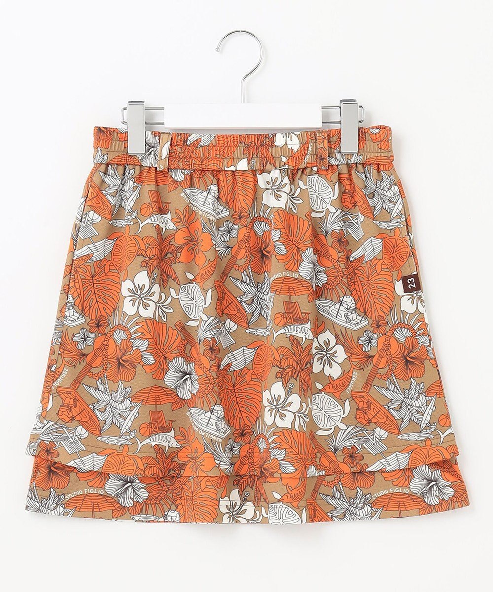 23区GOLF 【WOMEN】STUDIO FIGLIO アロハ総柄 スカート 