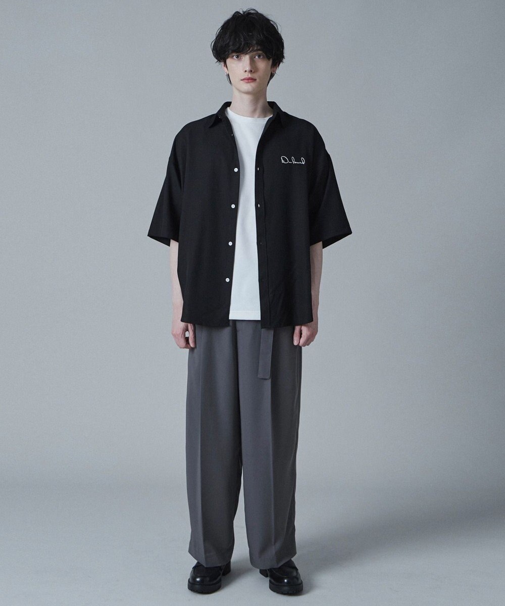 WEGO アムンゼンワンポイントBIGシャツ（S） 