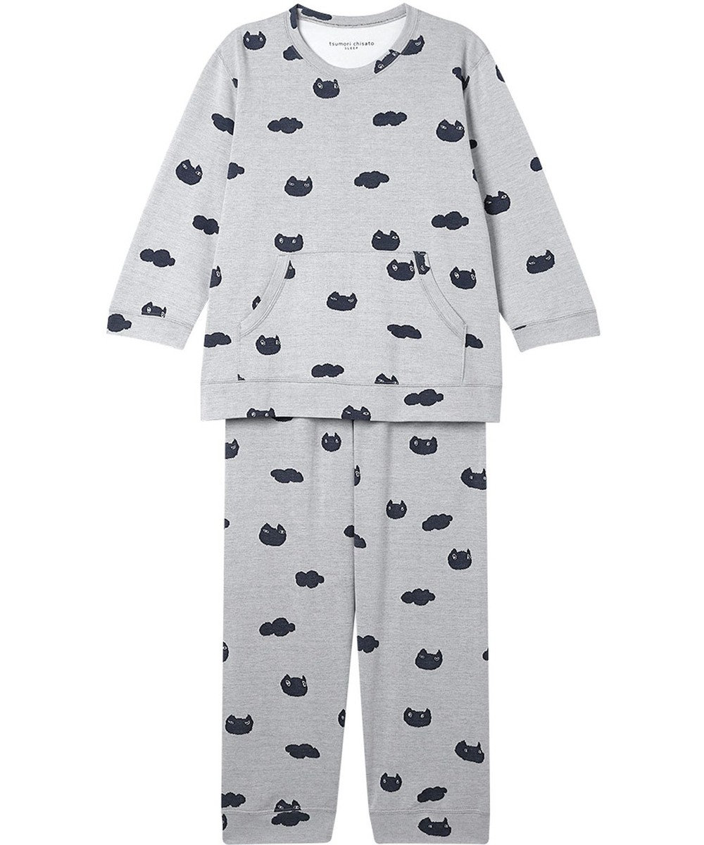 tsumori chisato SLEEP ツモリチサト パジャマ 綿100%(本体) ジャカード 8分袖 長袖 9分丈 レディース UDX218/ワコール 