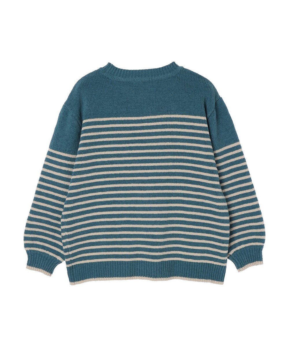 CRAFT STANDARD BOUTIQUE 洗えるモールニットボーダープルオーバー 