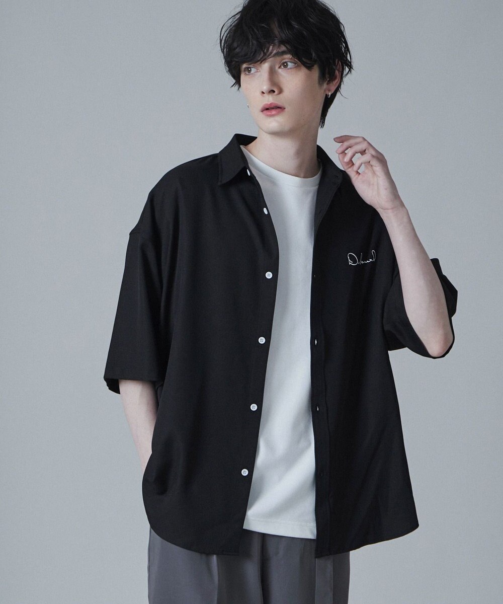 WEGO アムンゼンワンポイントBIGシャツ（S） 