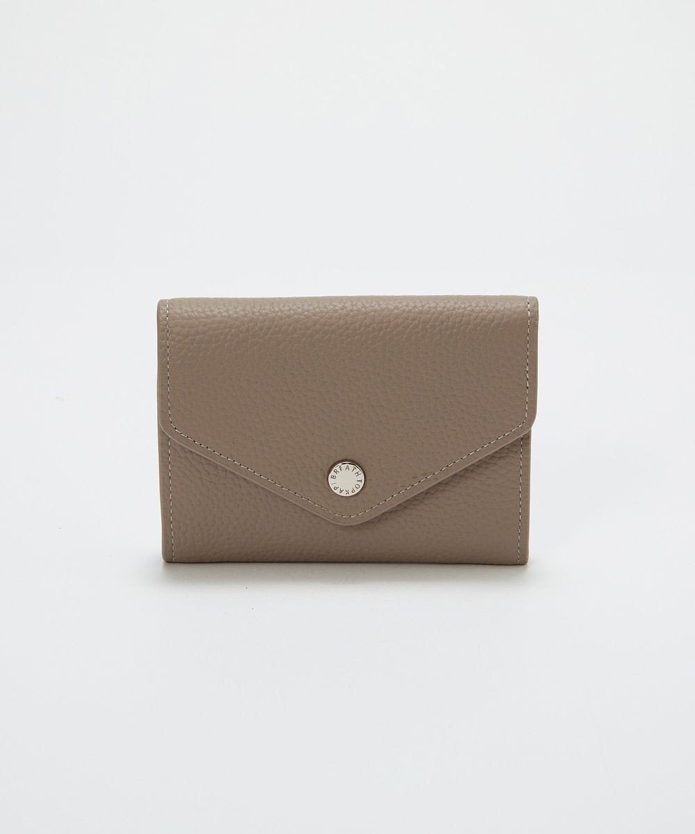 TOPKAPI 【Breath TOPKAPI】DUAL デュアル シュリンクレザー バイカラー 三つ折り 財布　薄型 / 軽量 