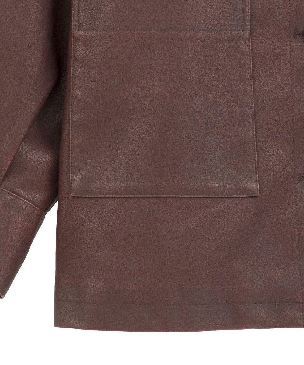 Green Parks ・ＥＬＥＮＣＡＲＥ　ＤＵＥ　フェイクレザーカバーオール 