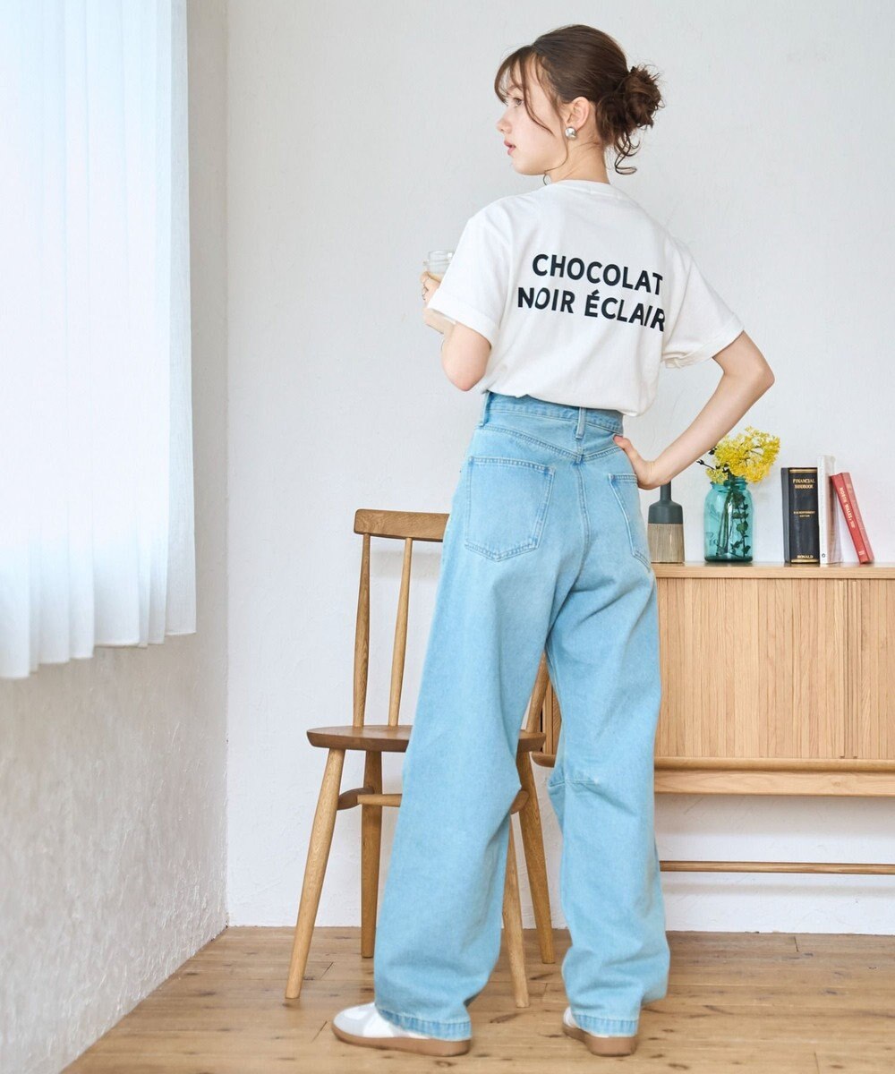 WEGO 【新色追加/手洗い可/綿100%/MLXLサイズ】クルーネックプリントTシャツ 