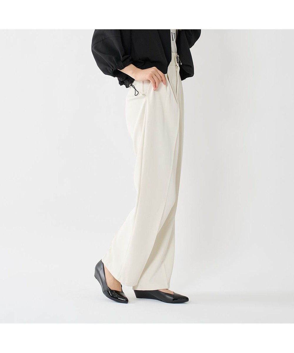 MODE ET JACOMO <MODE ET JACOMO>ポインテッドウェッジソールパンプス 