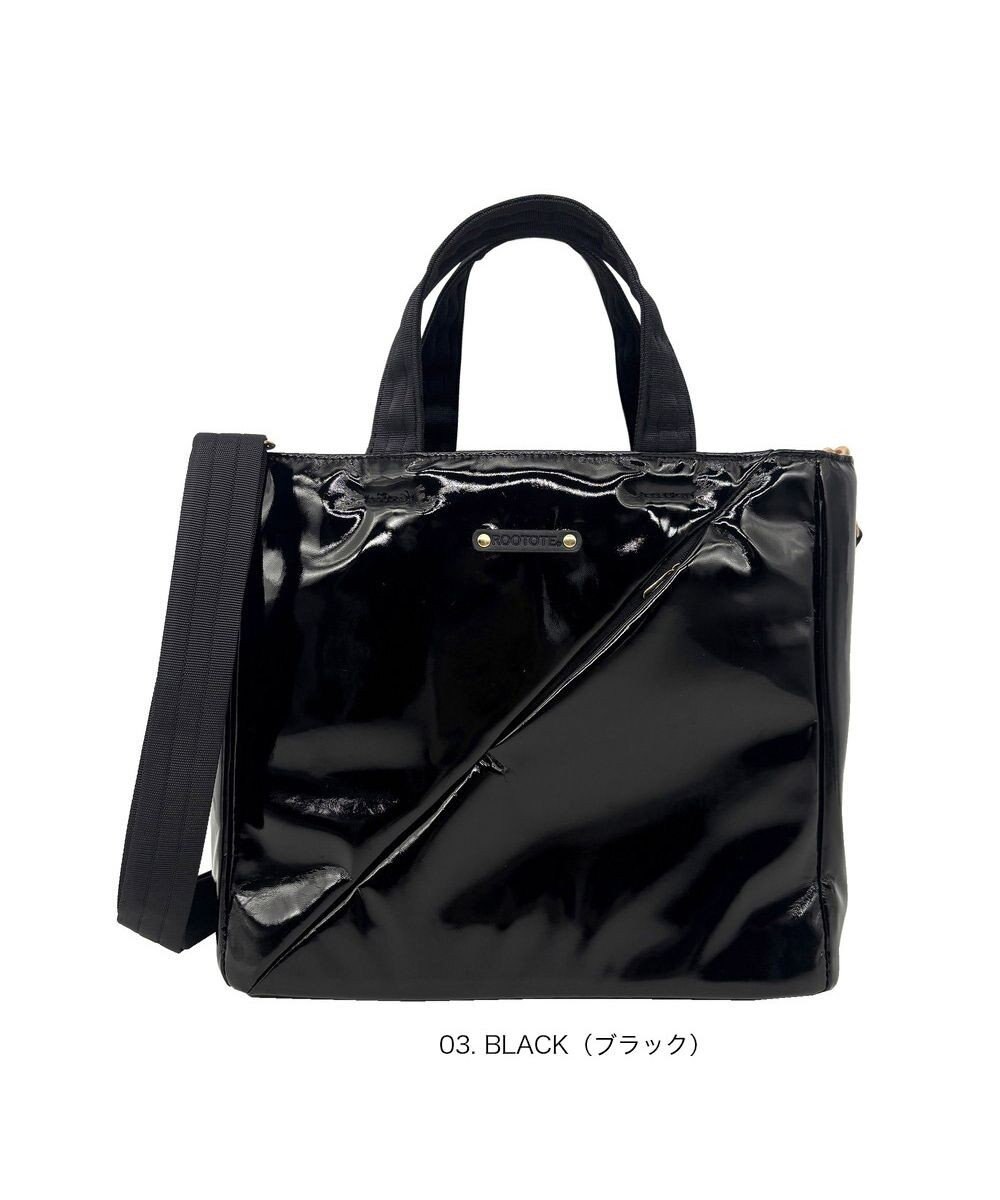 ROOTOTE 3665【ななめに走るポケットライン】LT.スクエア.スラッシュ-A 