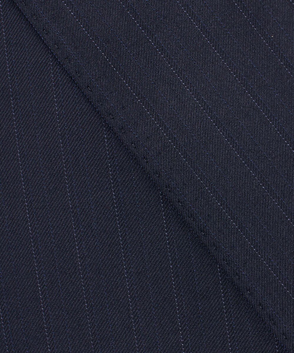 GOTAIRIKU シワになりにくい【御幸毛織/みゆきけおり】Superio160 スーツ_ネイビーストライプ 