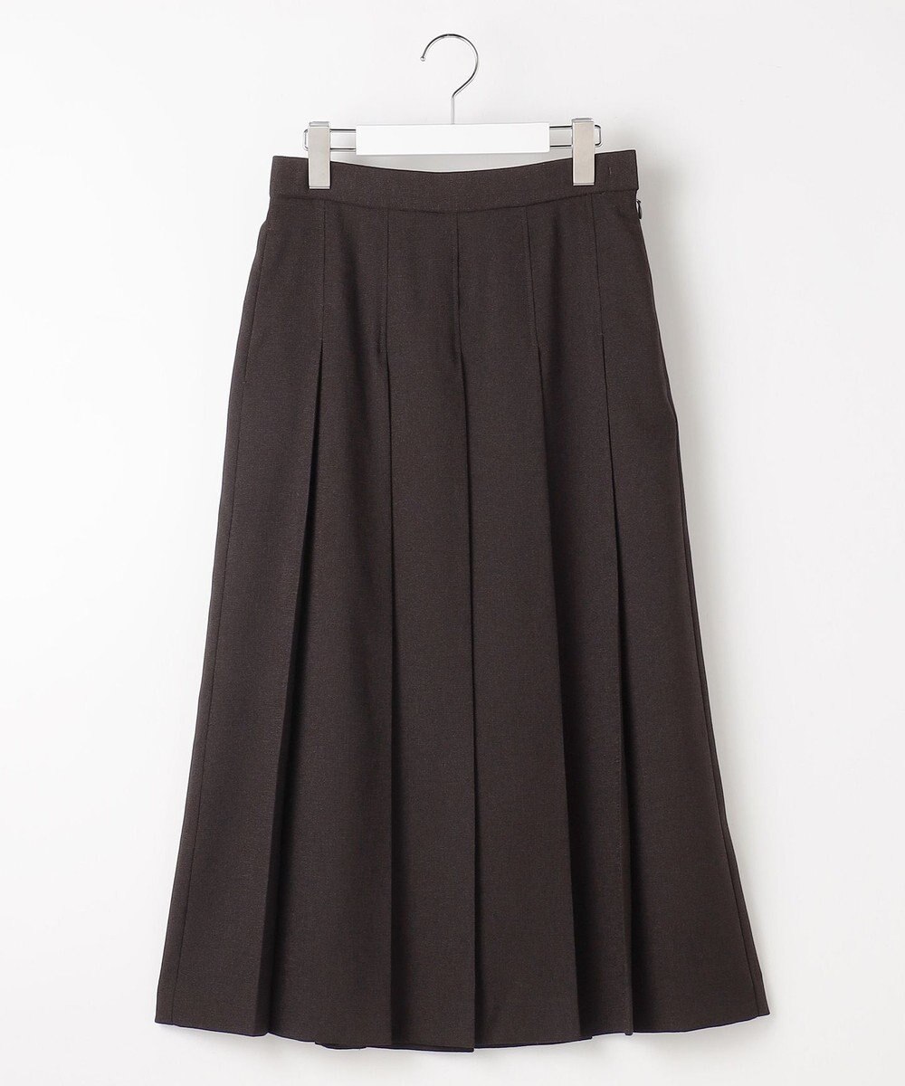 自由区 S 【セットアップ対応】リネンライクシンセティックタック スカート 