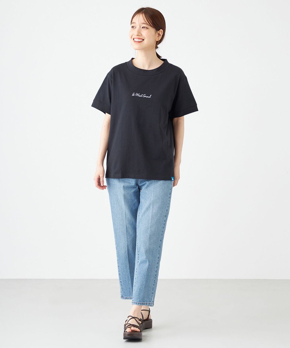 SHARE PARK LADIES センタープレスストレートデニム 