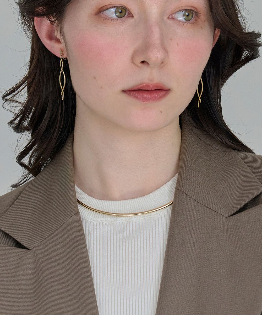 Phoebe ルーセントラインチョーカー　ゴールド/ネックレス/ネックカフ/40cm 