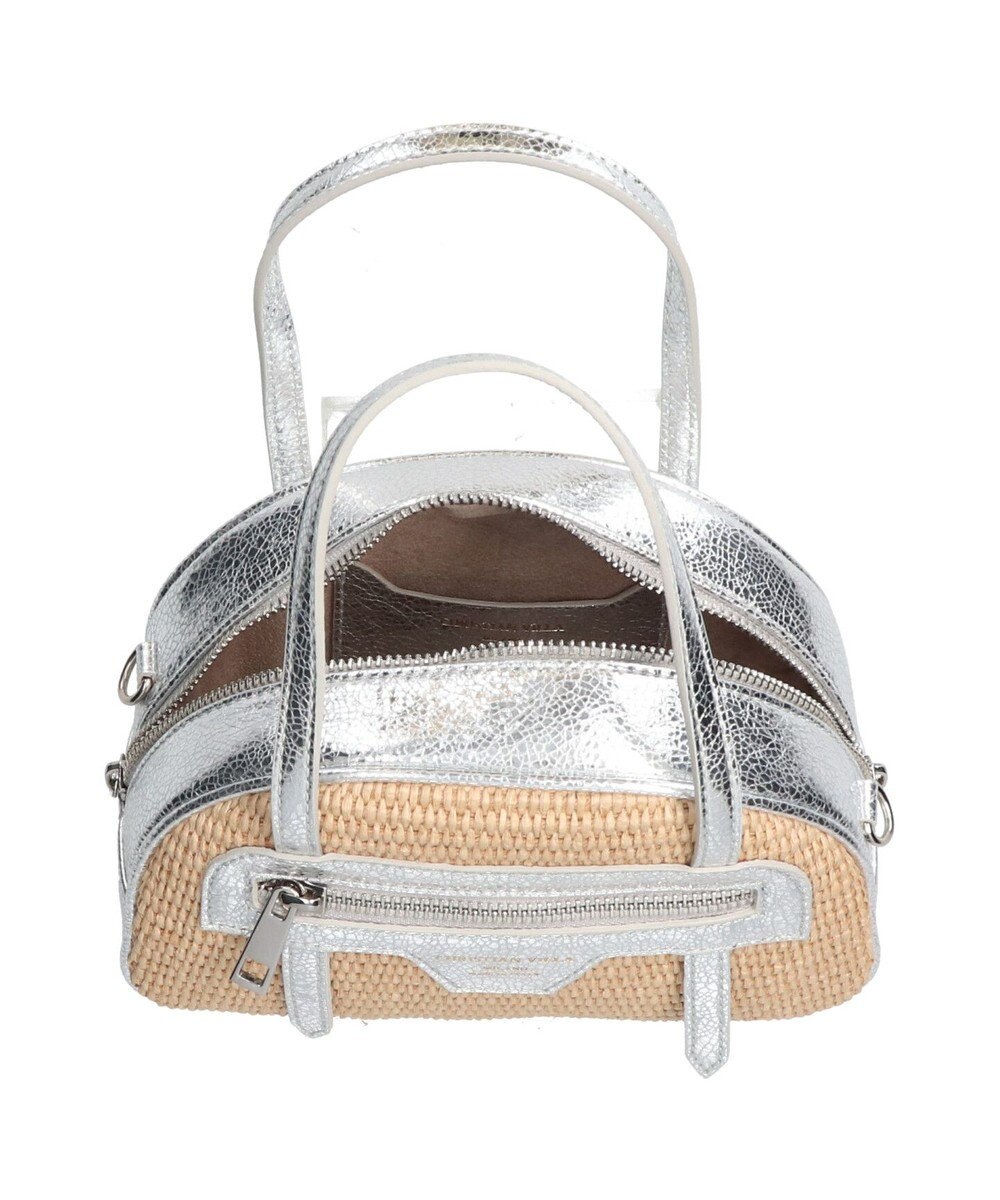 INTER-CHAUSSURES 【Christian Villa】異素材コンビミニボストンバッグ 