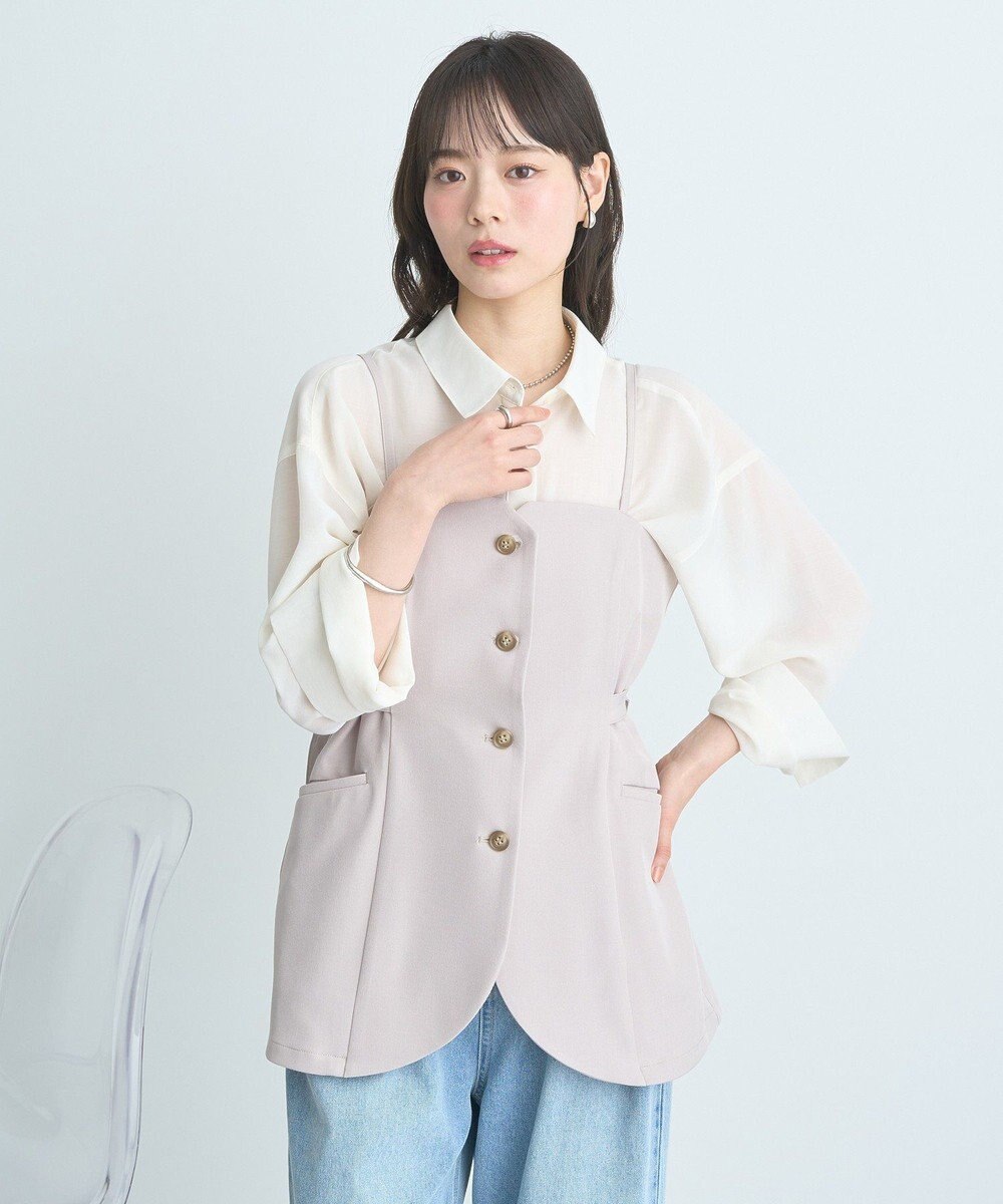 earth music&ecology シアーシャツ 