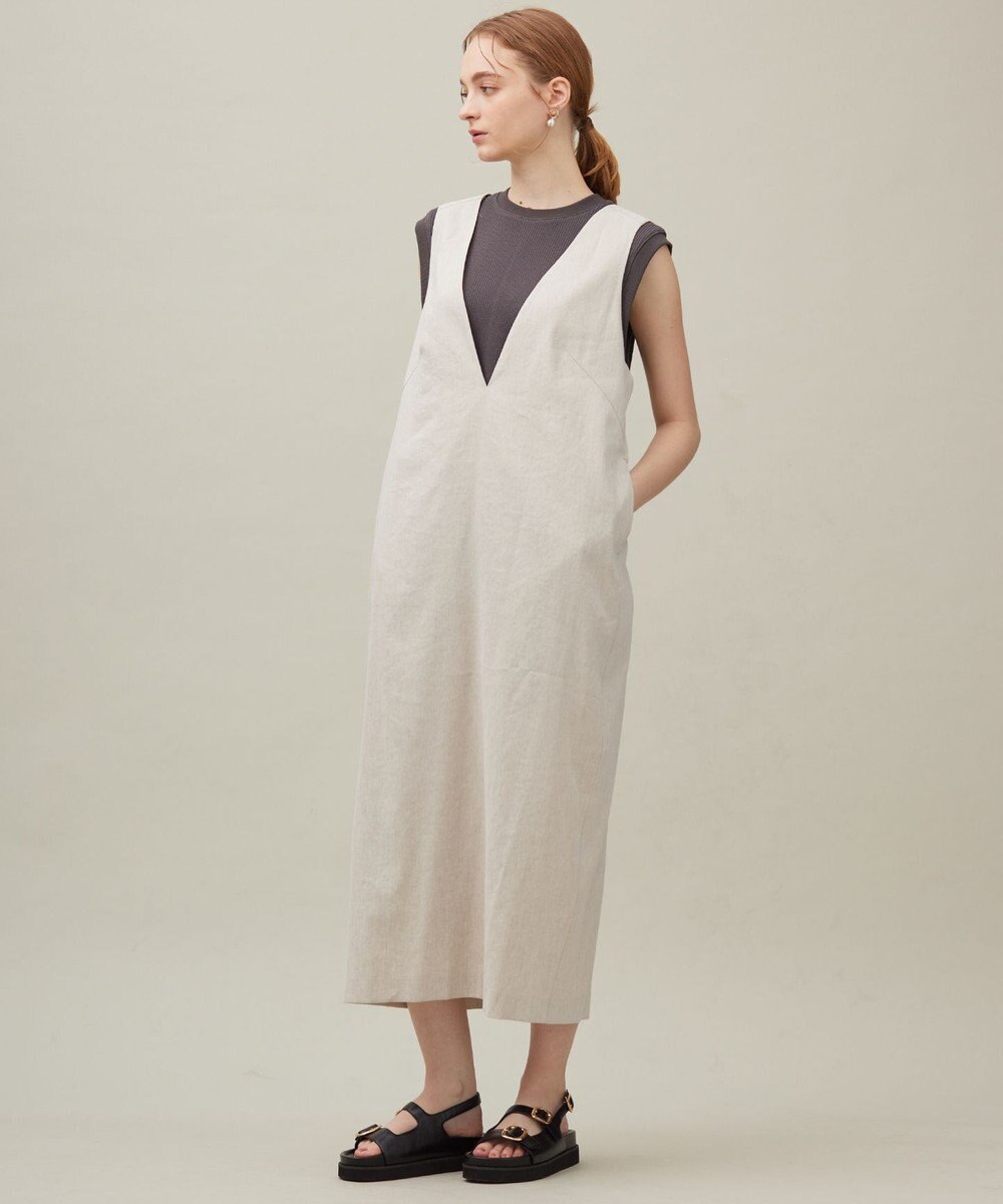 23区 【SACRA】ヴィスコースリネン ワンピース 