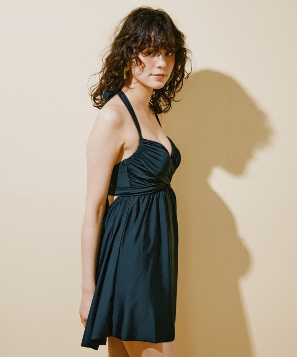 San-ai Resort（三愛水着楽園） ワコール定番商品カップ使用、GHIカップの大きなお胸に対応【グラマラスフィット】クロスワイヤーAライン水着　11EF-ML・13GHI-L LL 