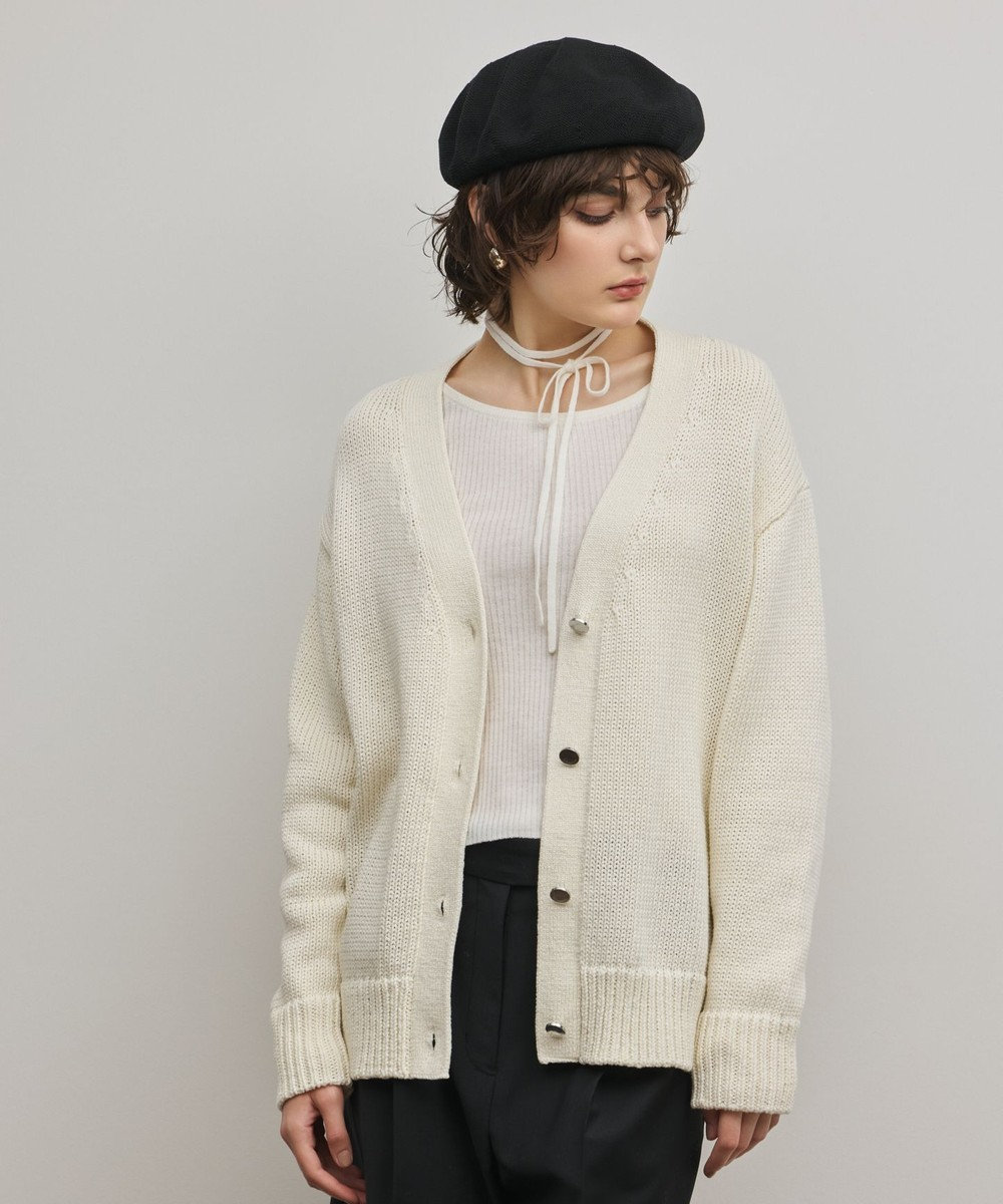 GRACE CONTINENTAL リリヤーンニットカーディガン 