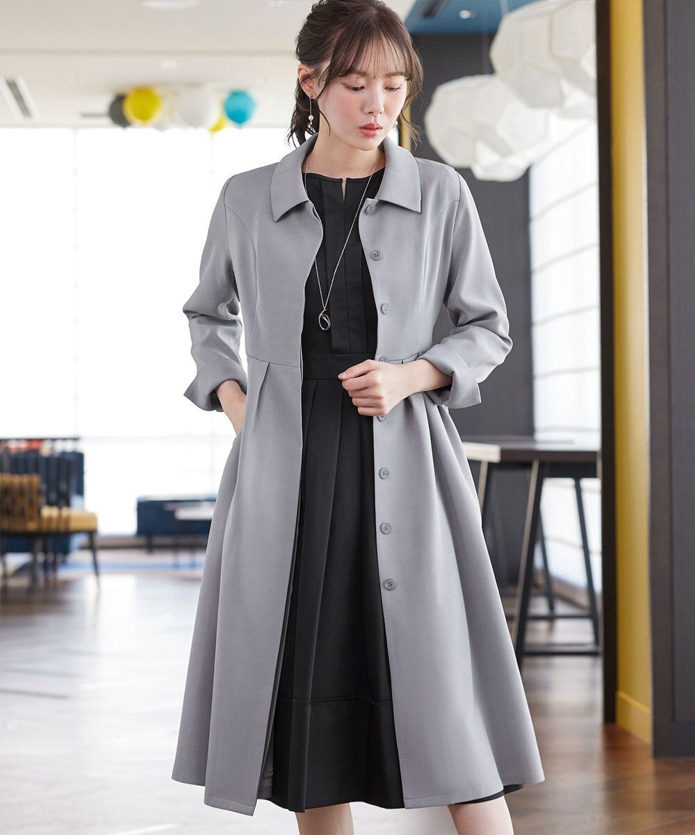 Tiaclasse L 【新色追加】ステンカラードレスコート 