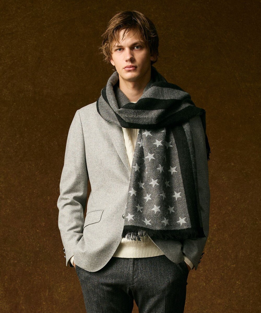 JOSEPH ABBOUD 【キングサイズ・ソフト/JAPANファブリック/LIBERTY柄裏地】ムリネフランネル ジャケット 