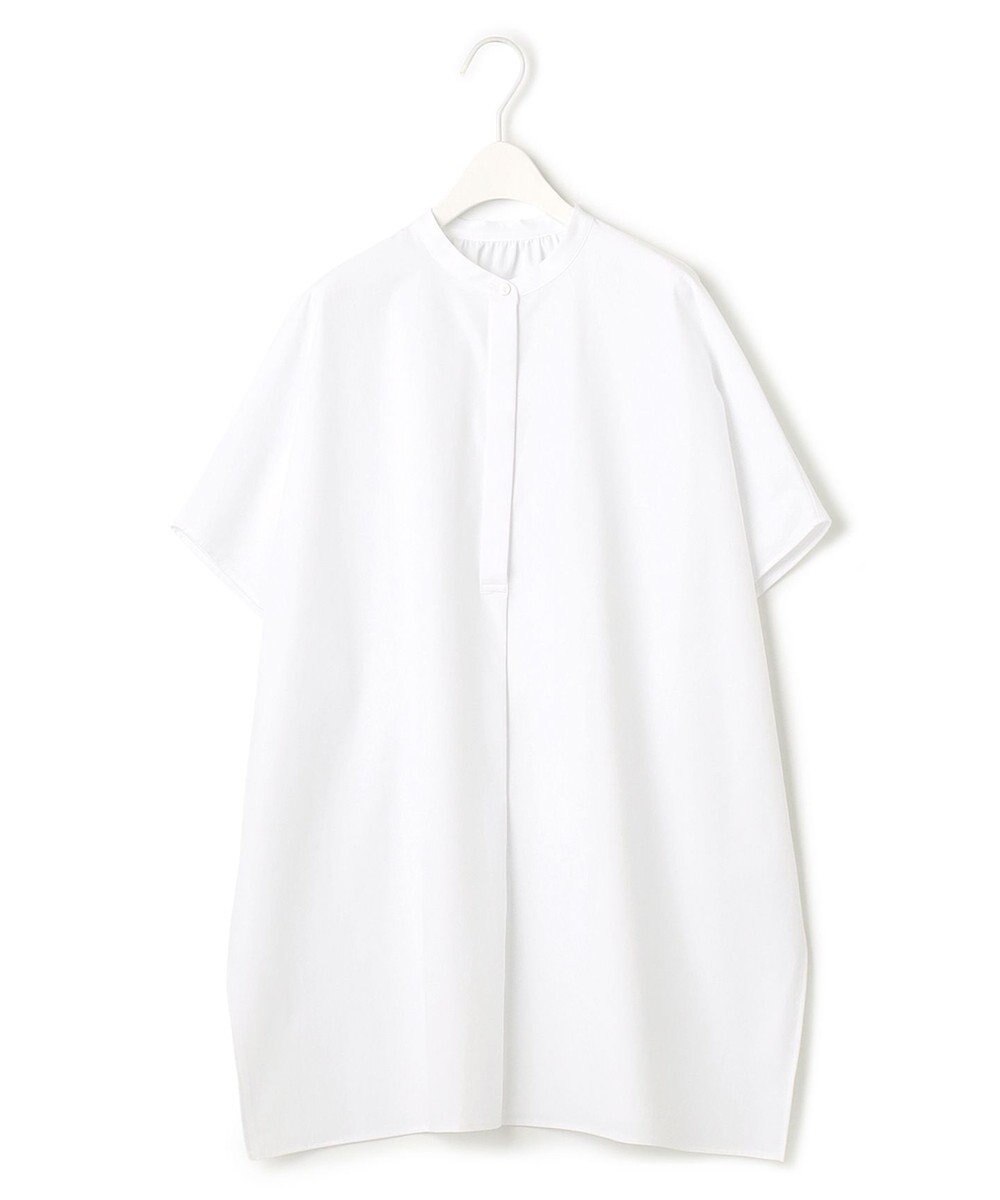 ICB 【洗える】ヴィンテージスパンブロード プルオーバーブラウス 