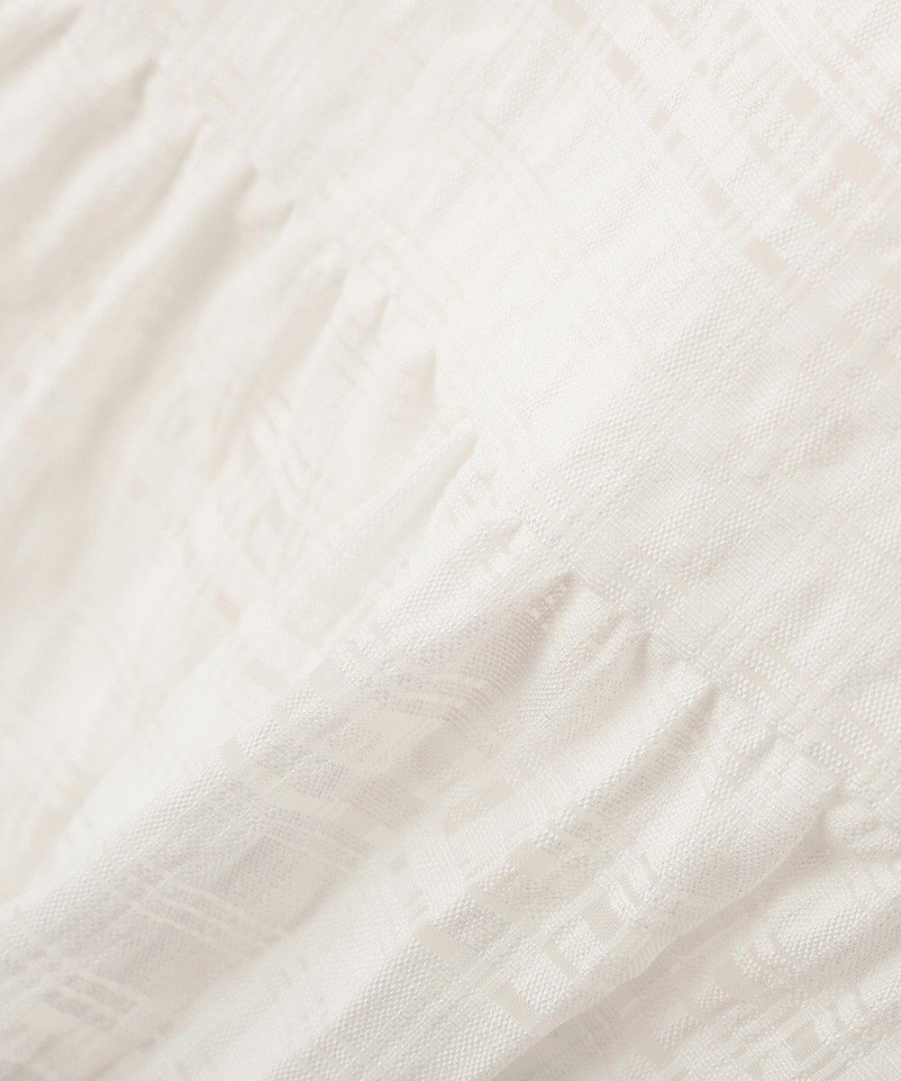 Green Parks シアーチェックシャツワンピース 