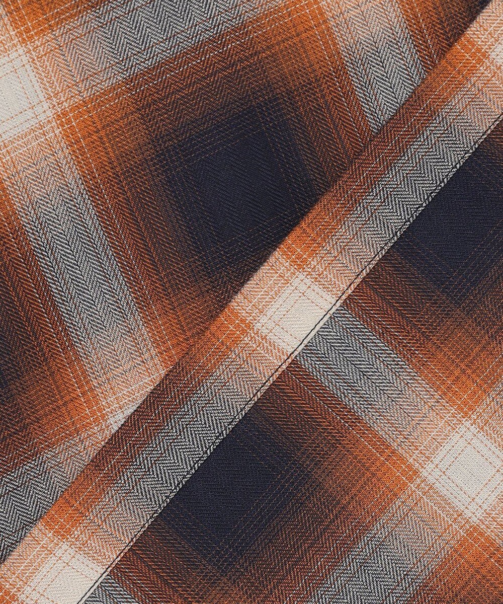 UNFILO MENS 【男女兼用】エアリーシアー オンブレシャツ 