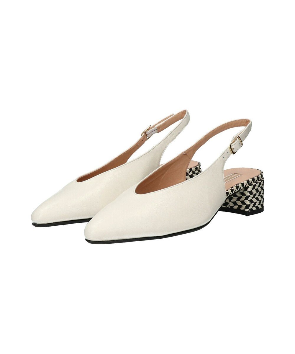 INTER-CHAUSSURES 【INTER-CHAUSSURES】ポインテッドトウVカットバックバンド 