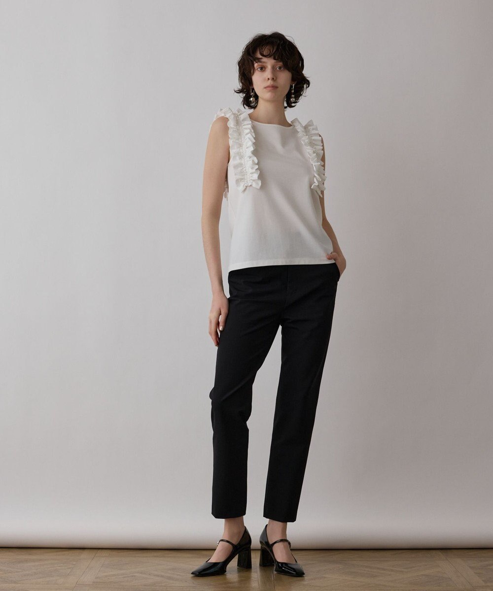 GRACE CONTINENTAL フリルカットトップ 