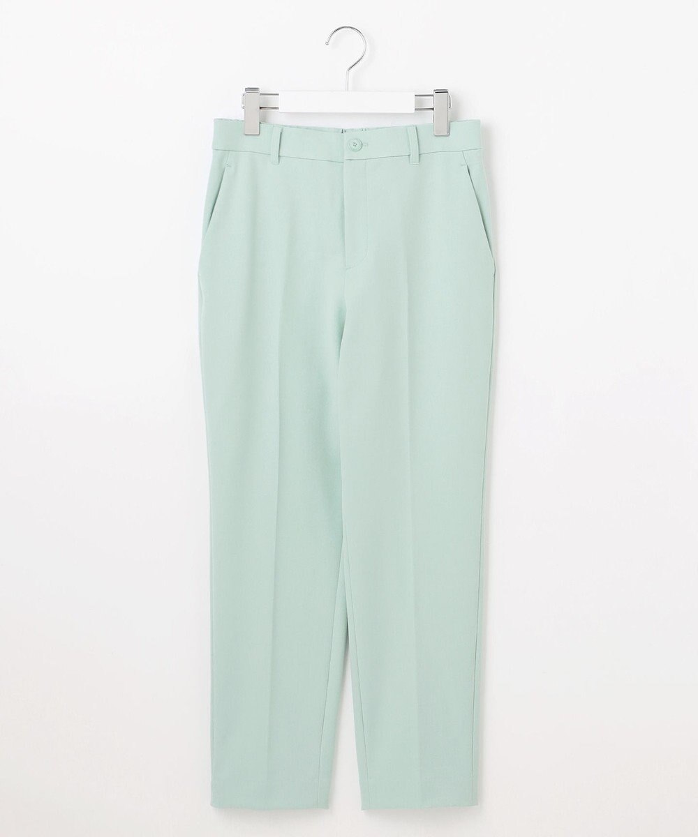 自由区 【撥水加工・洗える】TRギャバ裏起毛テーパード パンツ 