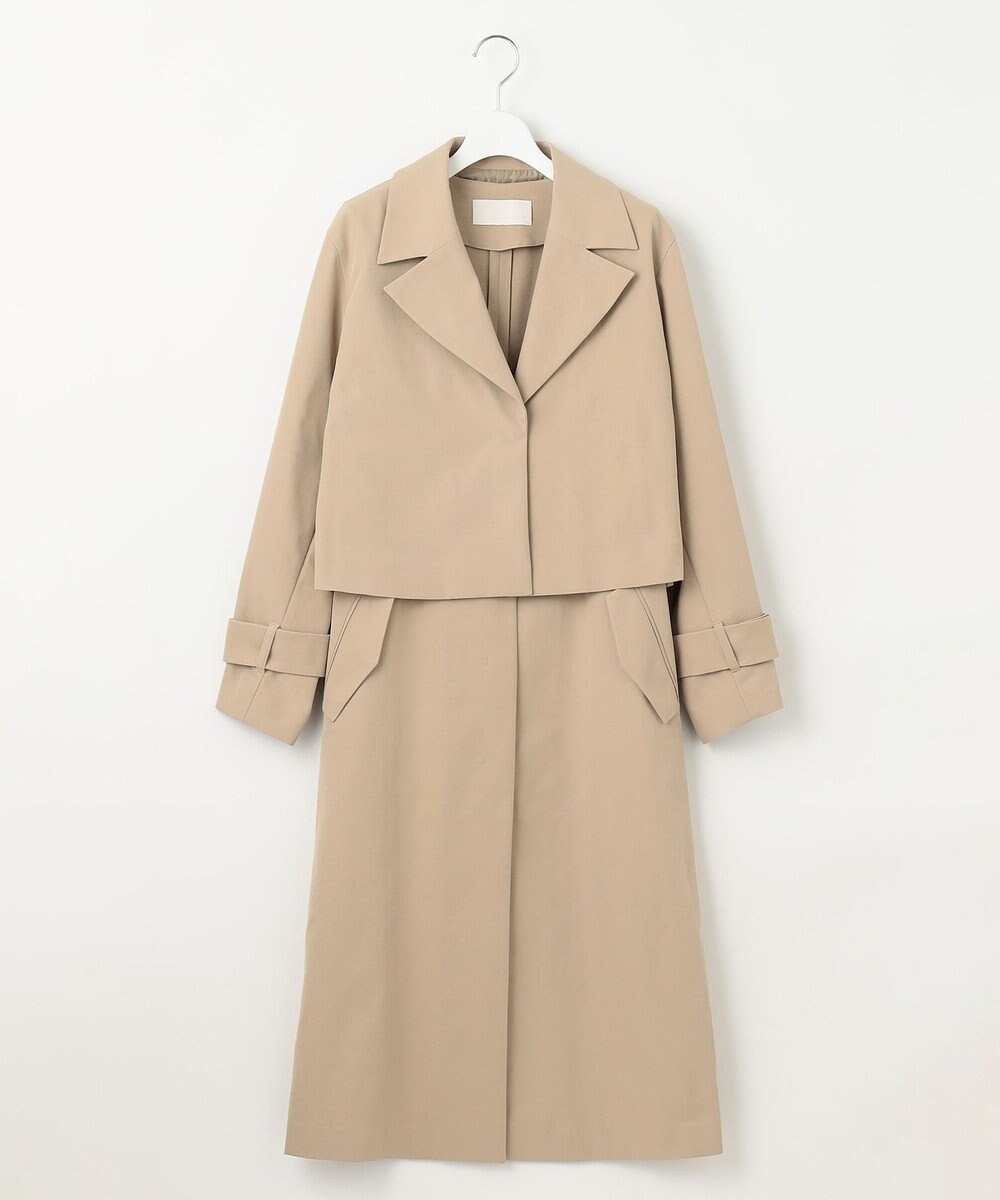 自由区 【洗える】4WAYトレンチ コート 
