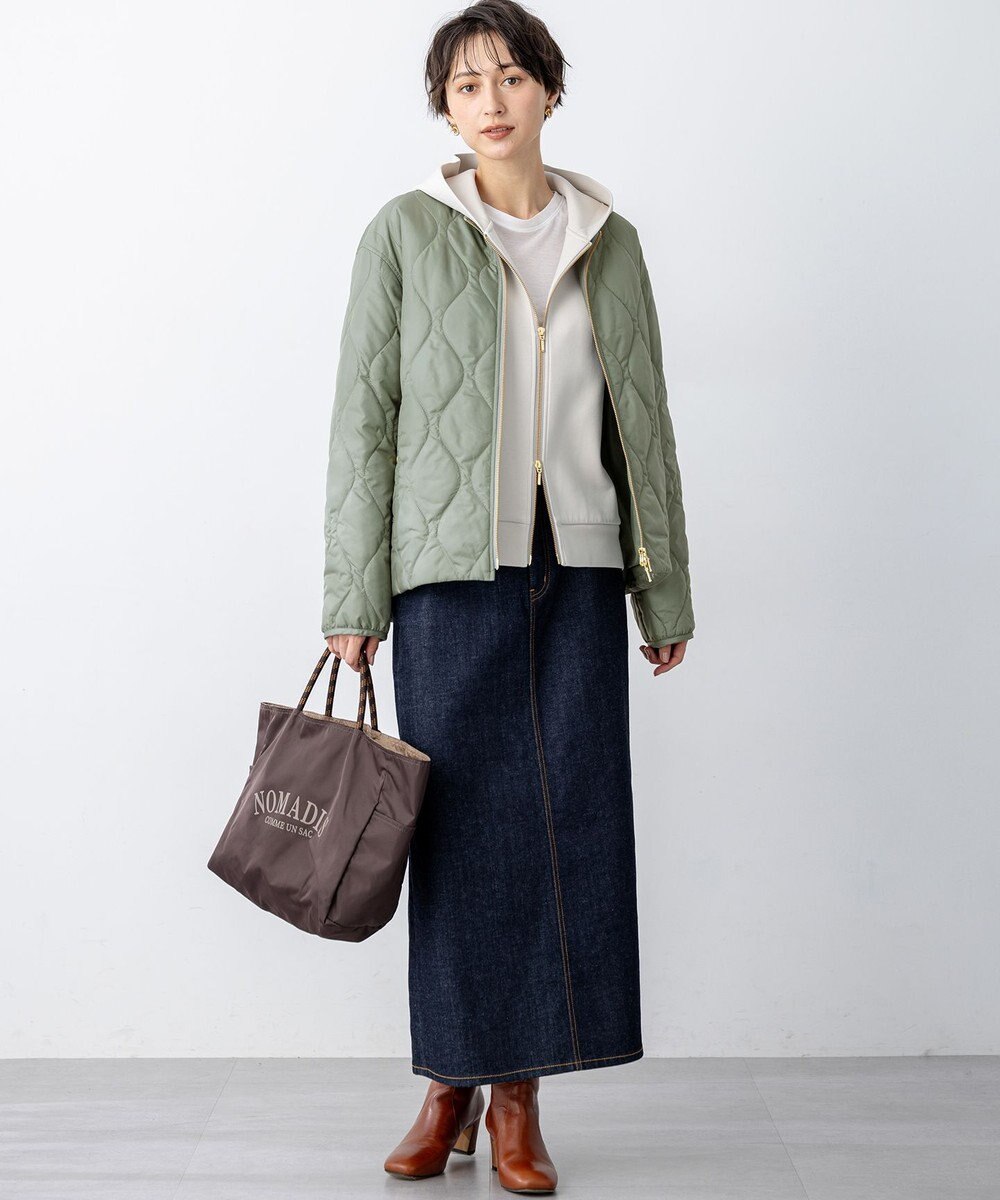 23区 中綿パディング コンパクト アウター 